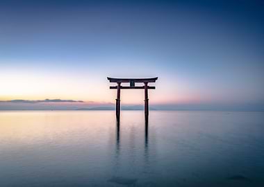 Sunrise on Lake Biwa