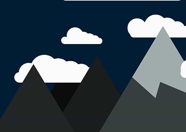 Mountains Panorame Abstrac