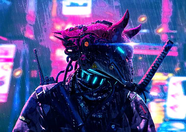 Cyberpunk fighter