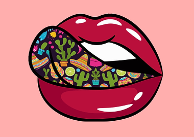 Sexy cino de mayo lips