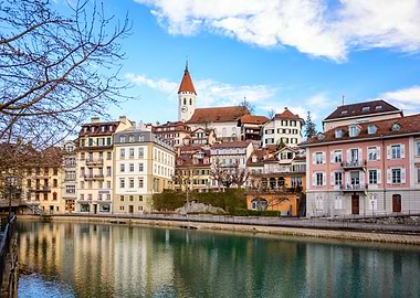 Town Thun in Switzerland