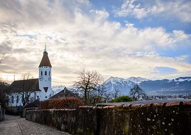 Town Thun in Switzerland