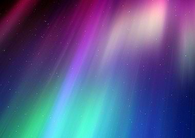 Aurora Synthwave space art