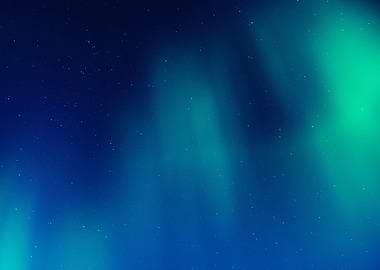 Aurora Synthwave space art