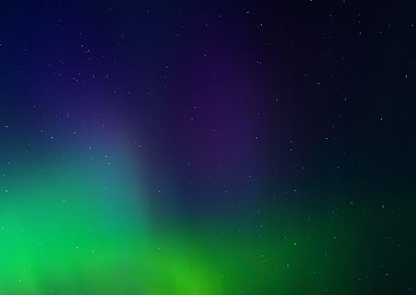 Aurora Synthwave space art