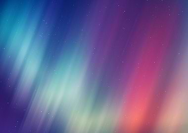 Aurora Synthwave space art