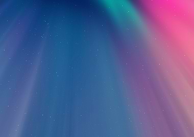 Aurora Synthwave space art