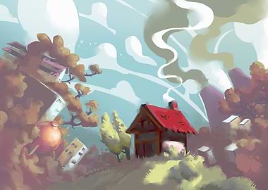 Forested Neighborhood