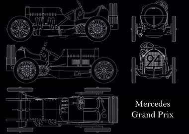 Mercedes 1908 Grand Prix