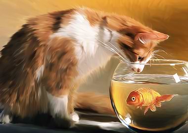 Cat and Fish