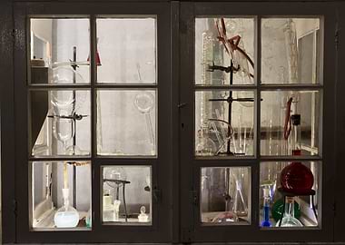 Old Laboratory Cabinet