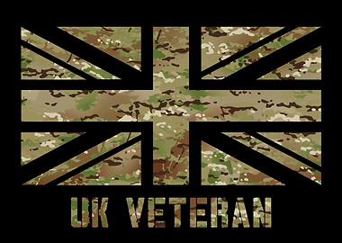 UK Veteran Camo Union Jack