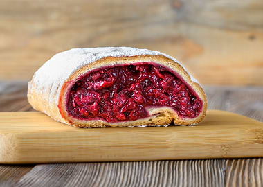 Cherry strudel
