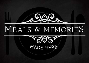 Meals and Memories Plate