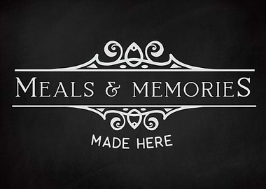 Meals and Memories Chalk