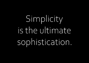 Simple And Sophisticated