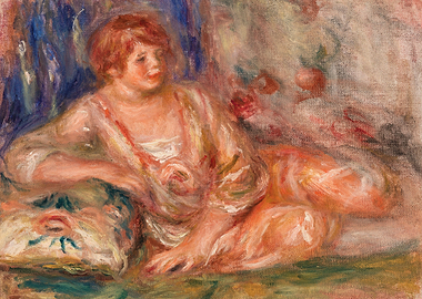 Andree in Pink Reclining