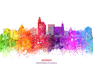 jackson color cityscape