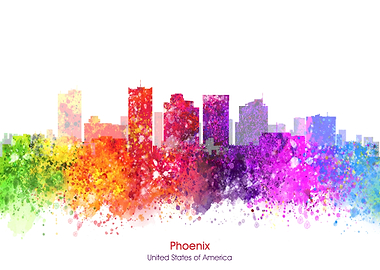 phoenix color cityscape
