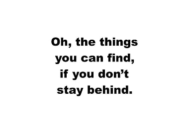 Oh The Things You Can Find