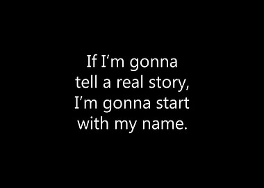 Start With My Name