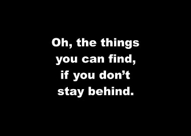 Oh The Things You Can Find