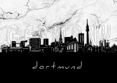 dortmund skyline marble