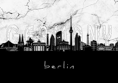 berlin skyline marble