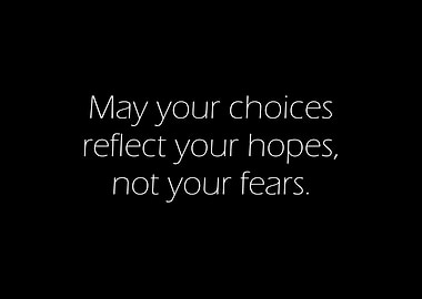 Reflect Hope Not Fear