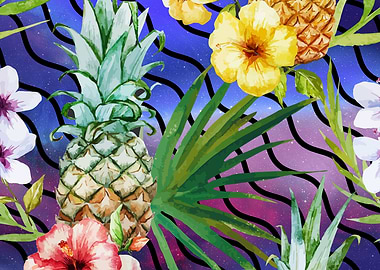 Tropical Space floral art