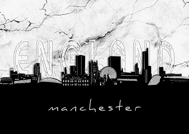 manchester skyline marble