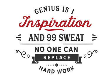 Genius is 1 inspiration