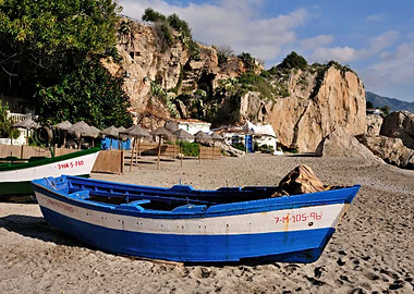 Fishing boat in Nerja
