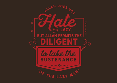 sustenance of the lazy man