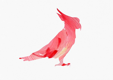 Parrot Painting Silhouette