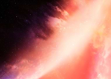 Luminescent neon space art