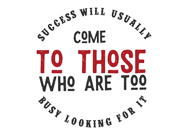 Success will usually come