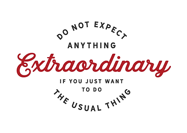 Do not expect anything