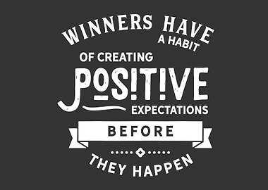 Winners have a habit