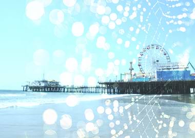 Turquoise Spiderweb Pier