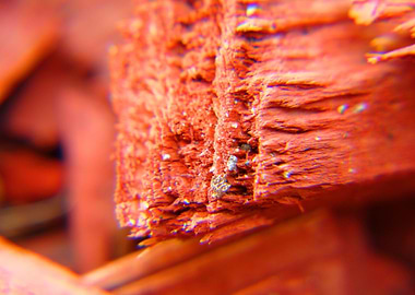 Cracked decorative wood