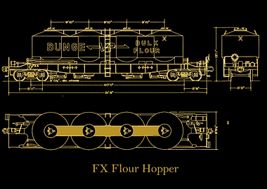 FX Flour Hopper gold