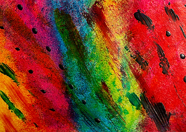 view of acrylic painting