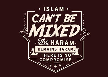 Islam can not be mixed