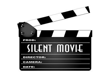 Silent Movie Clapperboard