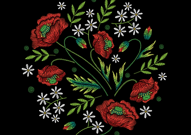 EmbroideredFlow onBlack 17