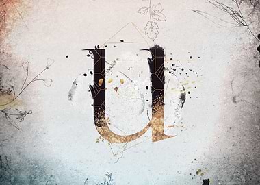 U Floral Love Letter