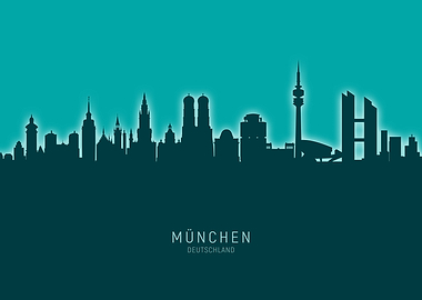 Munich Skyline Deutschland