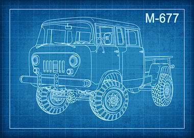 Jeep FC M677 Blueprint