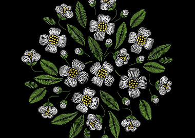 EmbroideredFlow onBlack 18